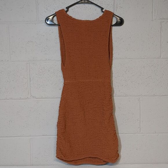 Free People Scarlett Textured Stretchy Mini Dress Size XS - Picture 4 of 6